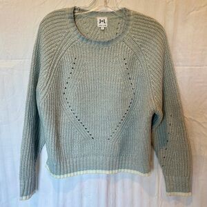 John + Jenn Crewneck Sweater with Textured Knit